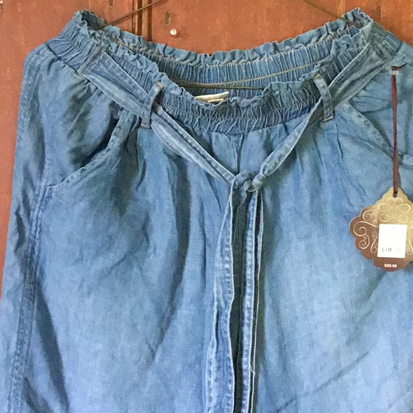 Knox Rose Jeans - NWT - attached tie belt - Picture 4 of 6